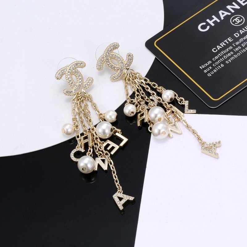 Ch*el earrings